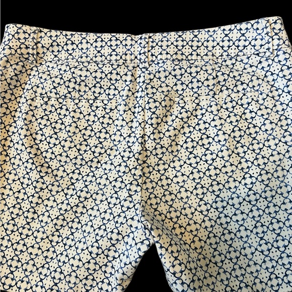 The Limited 2-Toned Blue & White Pattern Women’s  High Rise Shorts Size 14. - Picture 5 of 9